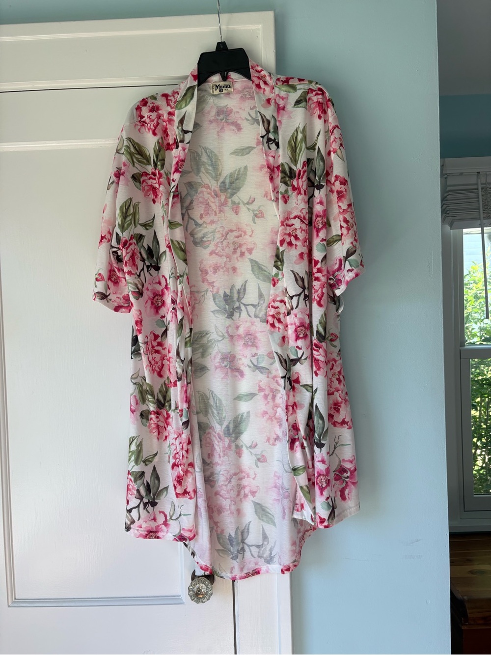 Show Me Your Mumu Brie Robe Garden of Blooms Pink Floral Kimono